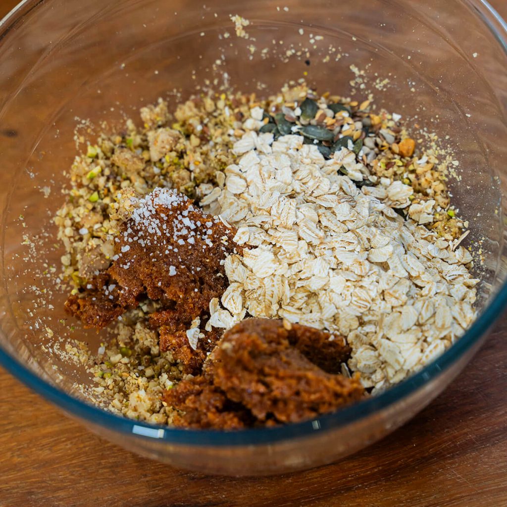 5. Barritas energeticas con castanas - mezcla