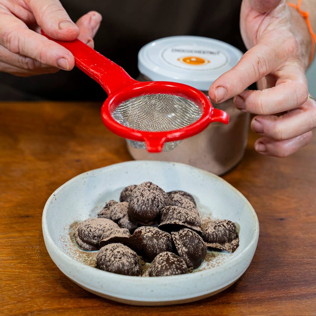 6. trufas - espolvorear