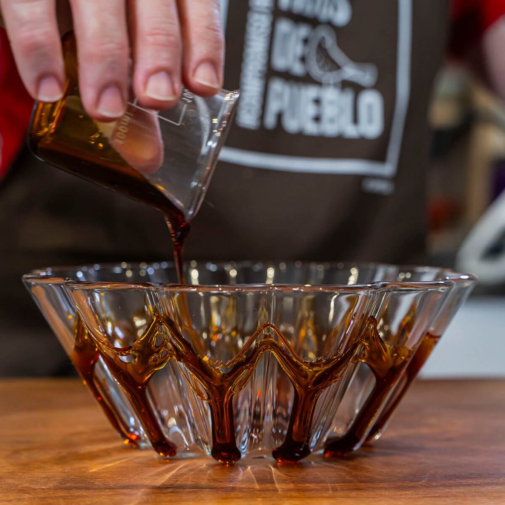 7. Flan de castanas - caramelo liquido molde